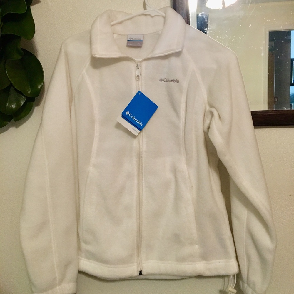 Columbia Petite or Girls White Soft Jacket